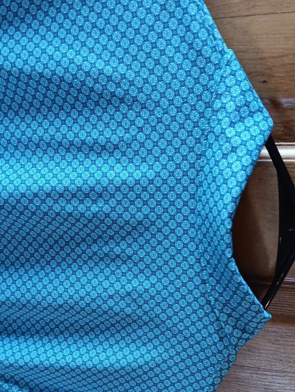 Ariat Turquoise Geo-Pattern Performance Polo - Picture 6 of 11